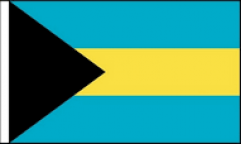 Bahamas Hand Waving Flags